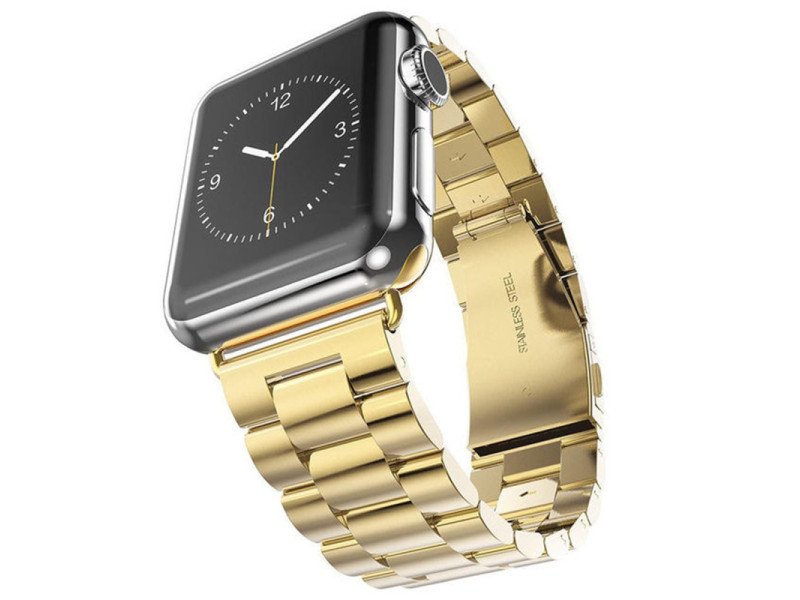 Newface Apple Watch 40mm Metal Baklalı Kordon - Gold