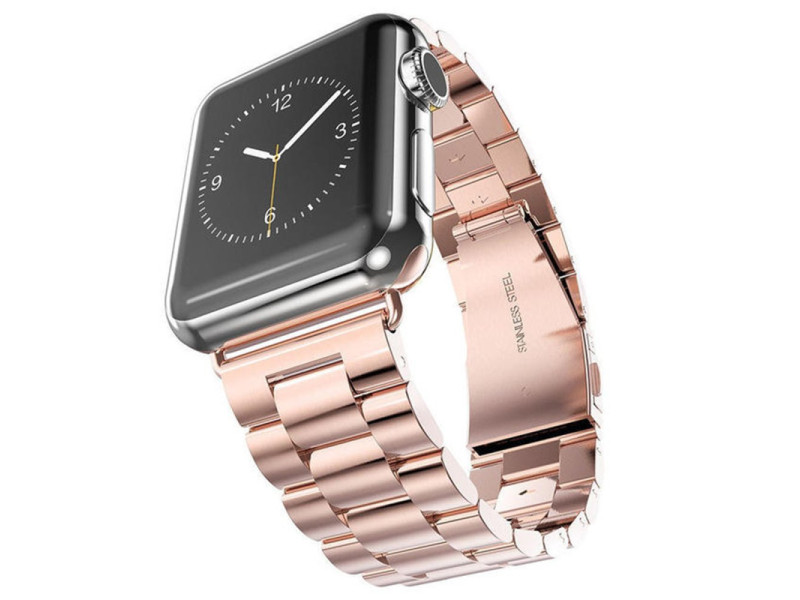 Newface Apple Watch 40mm Metal Baklalı Kordon - Rose
