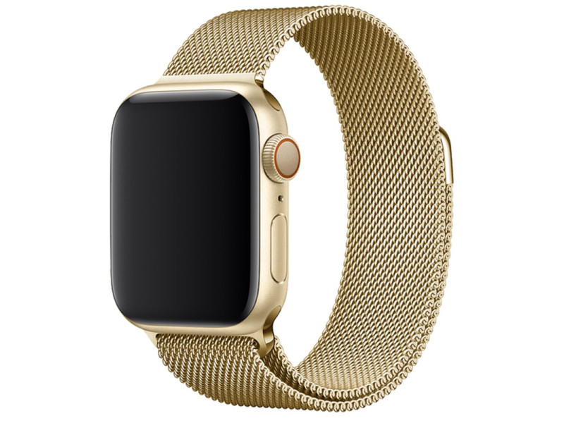 Newface Apple Watch 40mm Metal Mıknatıslı Kordon - Gold
