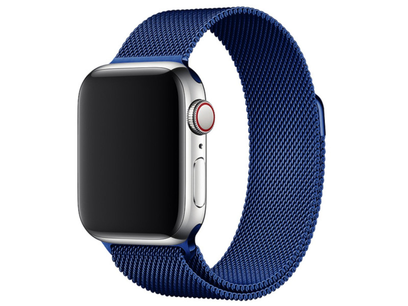 Newface Apple Watch 40mm Metal Mıknatıslı Kordon - Mavi