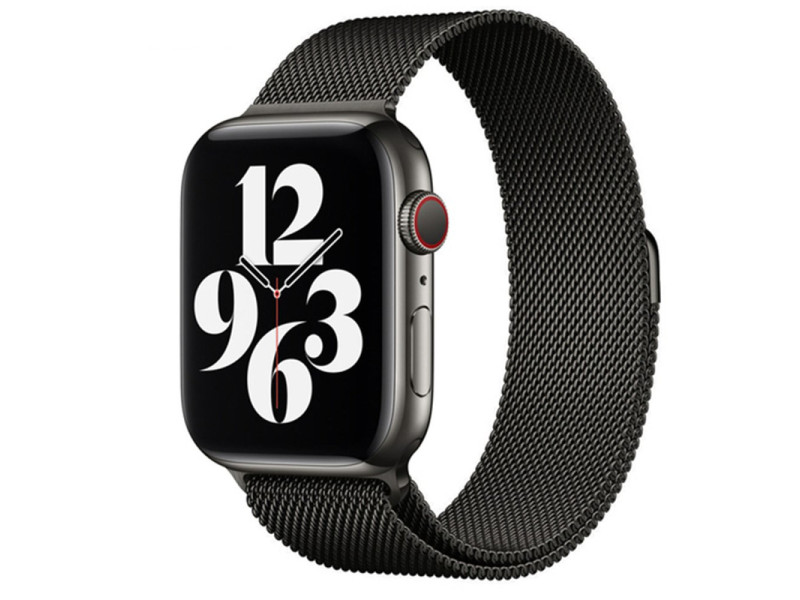 Newface Apple Watch 40mm Metal Mıknatıslı Kordon - Siyah