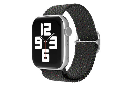 Newface Apple Watch 40mm Star Kordon - Benekli Siyah