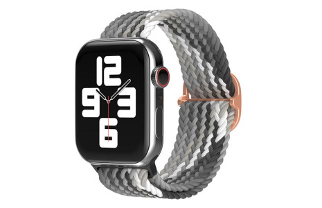 Newface Apple Watch 40mm Star Kordon - Gri-Siyah