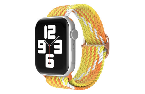 Newface Apple Watch 40mm Star Kordon - Turuncu-Sarı