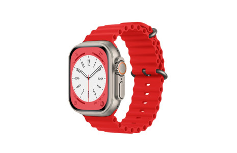 Newface Apple Watch 41mm Ocean Kordon - Kırmızı