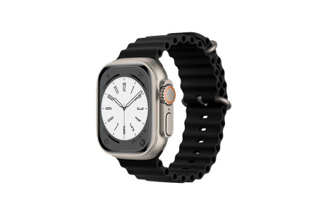 Newface Apple Watch 41mm Ocean Kordon - Siyah