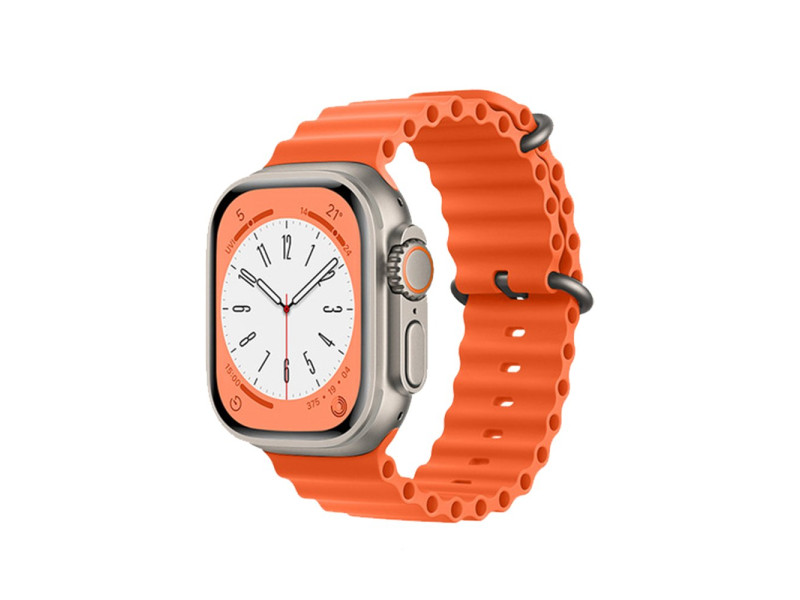 Newface Apple Watch 41mm Ocean Kordon - Turuncu