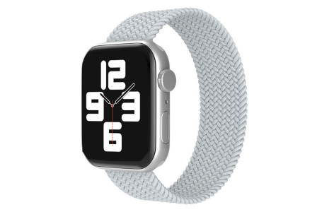 Newface Apple Watch 42mm Ayarlı Solo Silikon Kordon - Beyaz