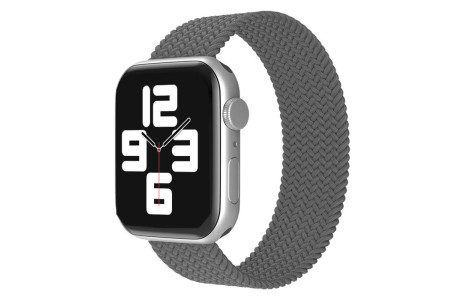 Newface Apple Watch 42mm Ayarlı Solo Silikon Kordon - Gri