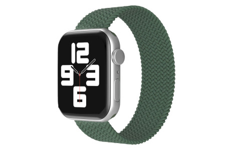 Newface Apple Watch 42mm Ayarlı Solo Silikon Kordon - Haki Yeşil