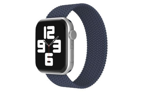 Newface Apple Watch 42mm Ayarlı Solo Silikon Kordon - Lacivert