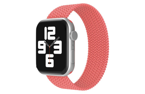 Newface Apple Watch 42mm Ayarlı Solo Silikon Kordon - Pembe
