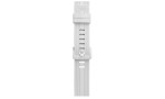 Newface Apple Watch 42mm KR408 Çizgili Silikon Kordon - Beyaz
