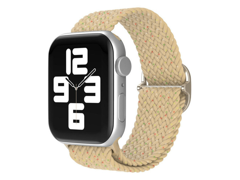 Newface Apple Watch 42mm Star Kordon - Benekli Krem