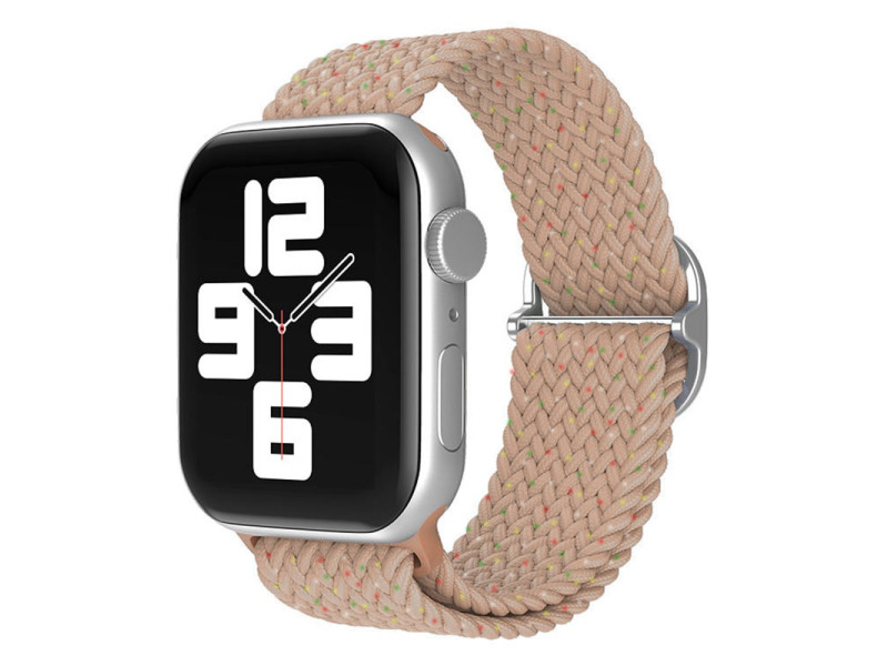 Newface Apple Watch 42mm Star Kordon - Benekli Pudra