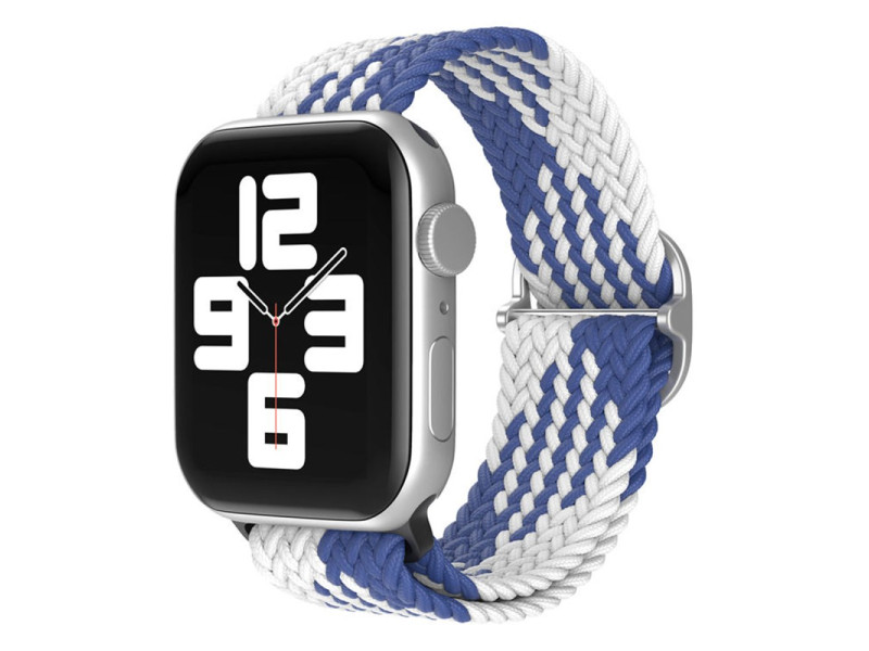 Newface Apple Watch 42mm Star Kordon - Mavi-Beyaz