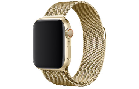 Newface Apple Watch 45mm Metal Mıknatıslı Kordon - Gold