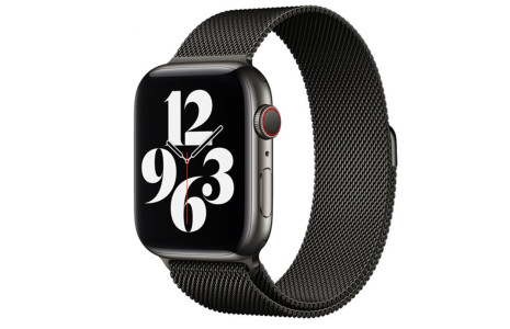 Newface Apple Watch 45mm Metal Mıknatıslı Kordon - Siyah