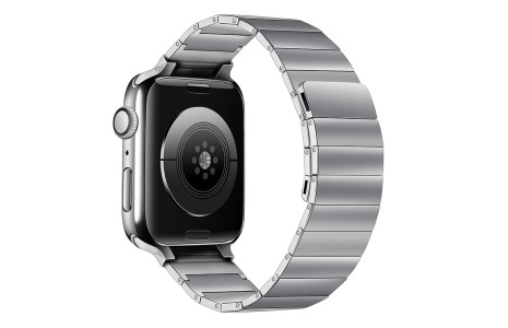 Newface Apple Watch 41mm KR404 Huks Kordon - Gümüş