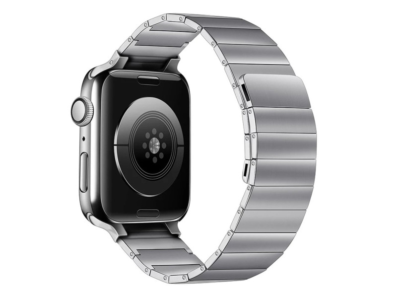 Newface Apple Watch 42mm KR404 Huks Kordon - Gümüş