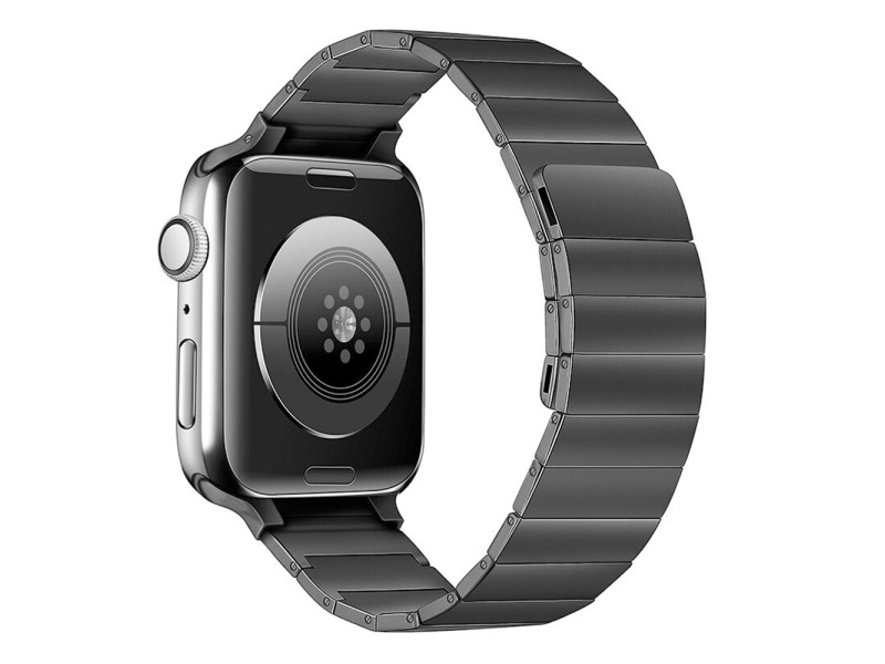 Newface Apple Watch 42mm KR404 Huks Kordon - Siyah