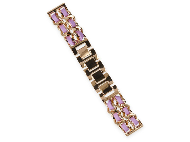 Newface Watch 20mm KR406 Metal Bakla Kordon - Lila