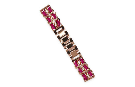Newface Watch 20mm KR406 Metal Bakla Kordon - Pembe