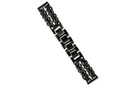 Newface Watch 20mm KR406 Metal Bakla Kordon - Siyah