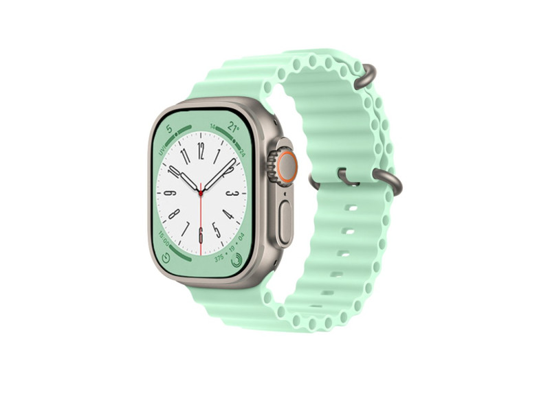 Newface Apple Watch 45mm Ocean Kordon - Açık Yeşil