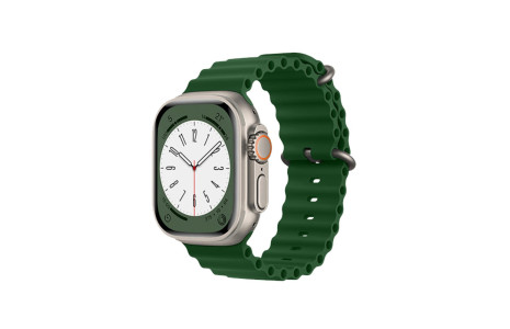 Newface Apple Watch 45mm Ocean Kordon - Koyu Yeşil