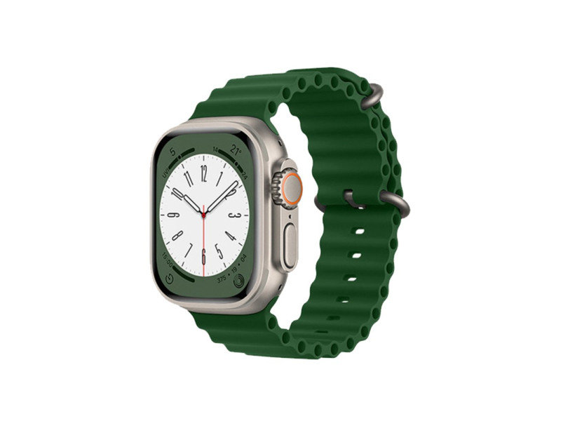 Newface Apple Watch 44mm Ocean Kordon - Koyu Yeşil