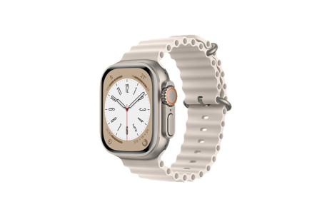 Newface Apple Watch 45mm Ocean Kordon - Krem