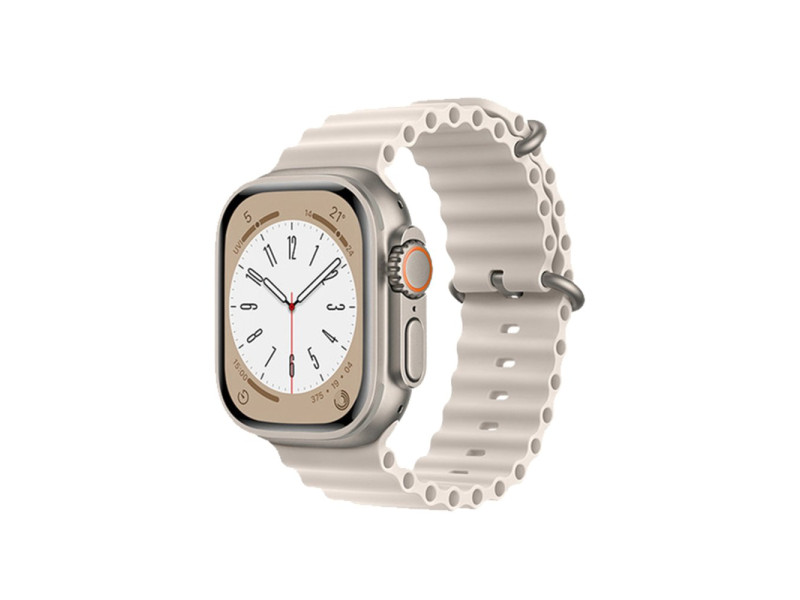 Newface Apple Watch 44mm Ocean Kordon - Krem