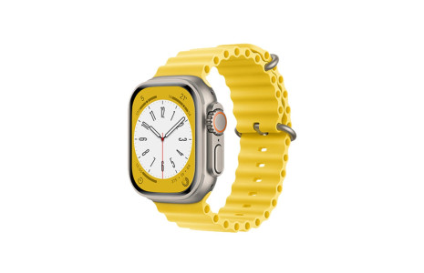Newface Apple Watch 45mm Ocean Kordon - Sarı