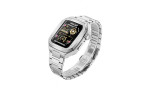 Newface Apple Watch 45mm Metal Petek Kasalı Kordon - Gold