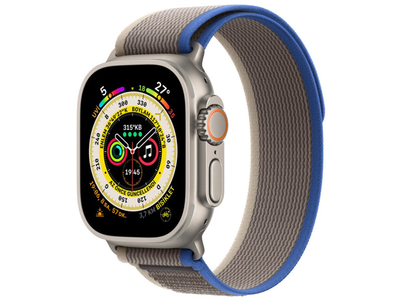 Newface Apple Watch 41mm Trail Kordon - Mavi-Gri