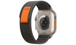 Newface Apple Watch 38mm Trail Kordon - Siyah-Gri
