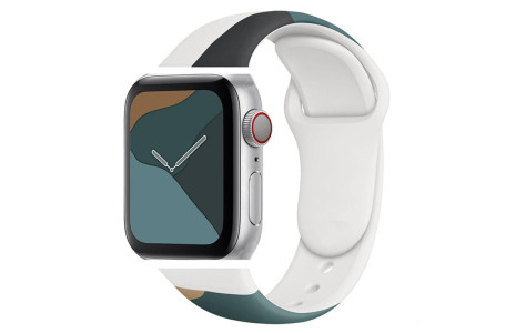 Newface Apple Watch 41mm KR407 Kamuflaj Silikon Kordon - Desen 4