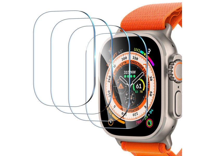 Newface Apple Watch Ultra 49mm Temperli Cam Ekran Koruyucu