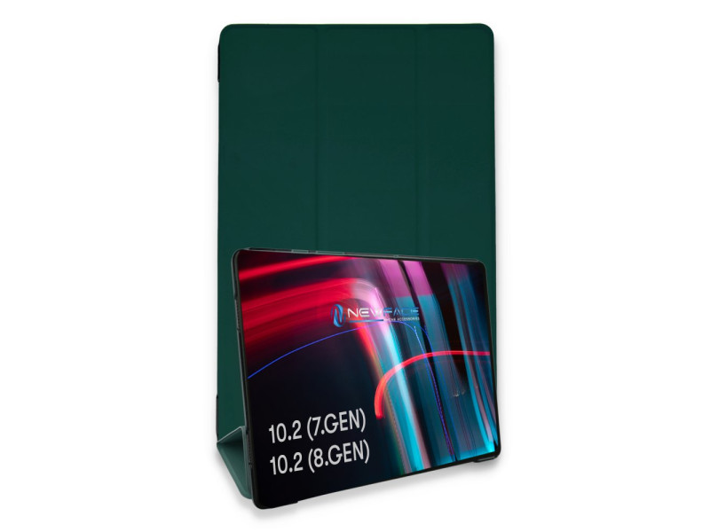 Newface iPad 10.2 (7.nesil) Kılıf Tablet Smart Kılıf - Koyu Yeşil