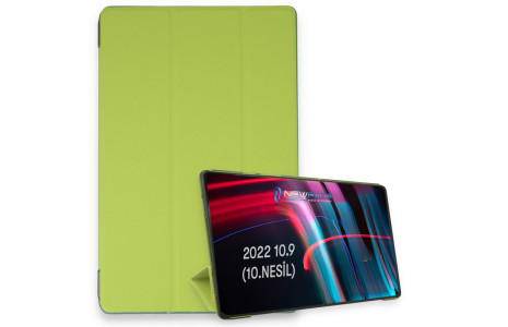 Newface iPad 2022 10.9 (10.nesil) Kılıf Tablet Smart Kılıf - Açık Yeşil