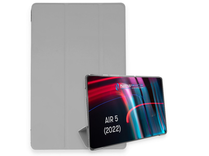 Newface iPad Air 5 (2022) Kılıf Tablet Smart Kılıf - Gri