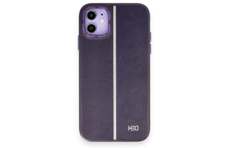 HDD iPhone 11 Kılıf HBC-155 Lizbon Kapak - Derin Mor