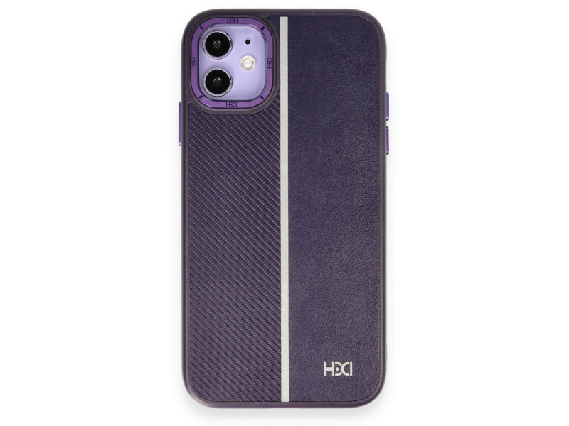 HDD iPhone 11 Kılıf HBC-155 Lizbon Kapak - Derin Mor