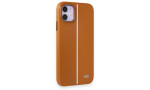 HDD iPhone 11 Kılıf HBC-155 Lizbon Kapak - Kahverengi
