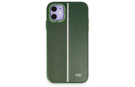 HDD iPhone 11 Kılıf HBC-155 Lizbon Kapak - Koyu Yeşil