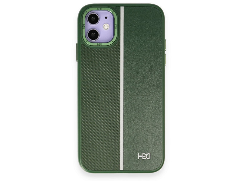 HDD iPhone 11 Kılıf HBC-155 Lizbon Kapak - Koyu Yeşil