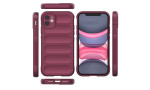 Newface iPhone 11 Kılıf Optimum Silikon - Bordo