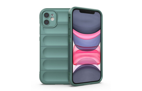 Newface iPhone 11 Kılıf Optimum Silikon - Koyu Yeşil