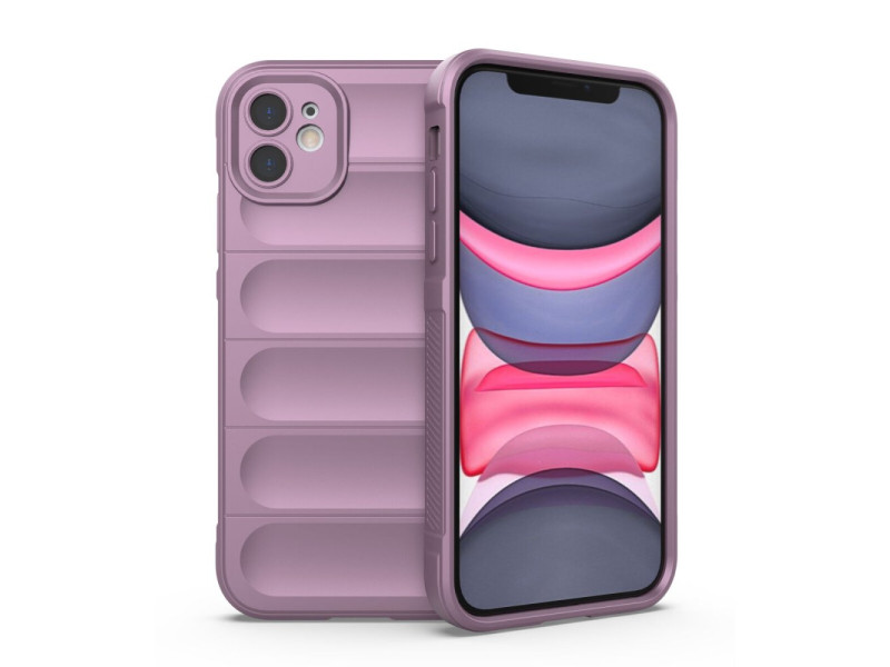 Newface iPhone 11 Kılıf Optimum Silikon - Mor